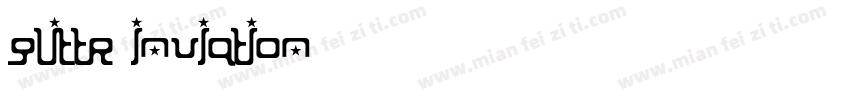 Glittr Inviation字体转换